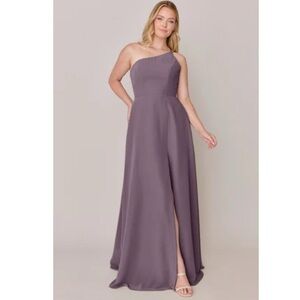 Revelry Inez Chiffon Dress in Wisteria